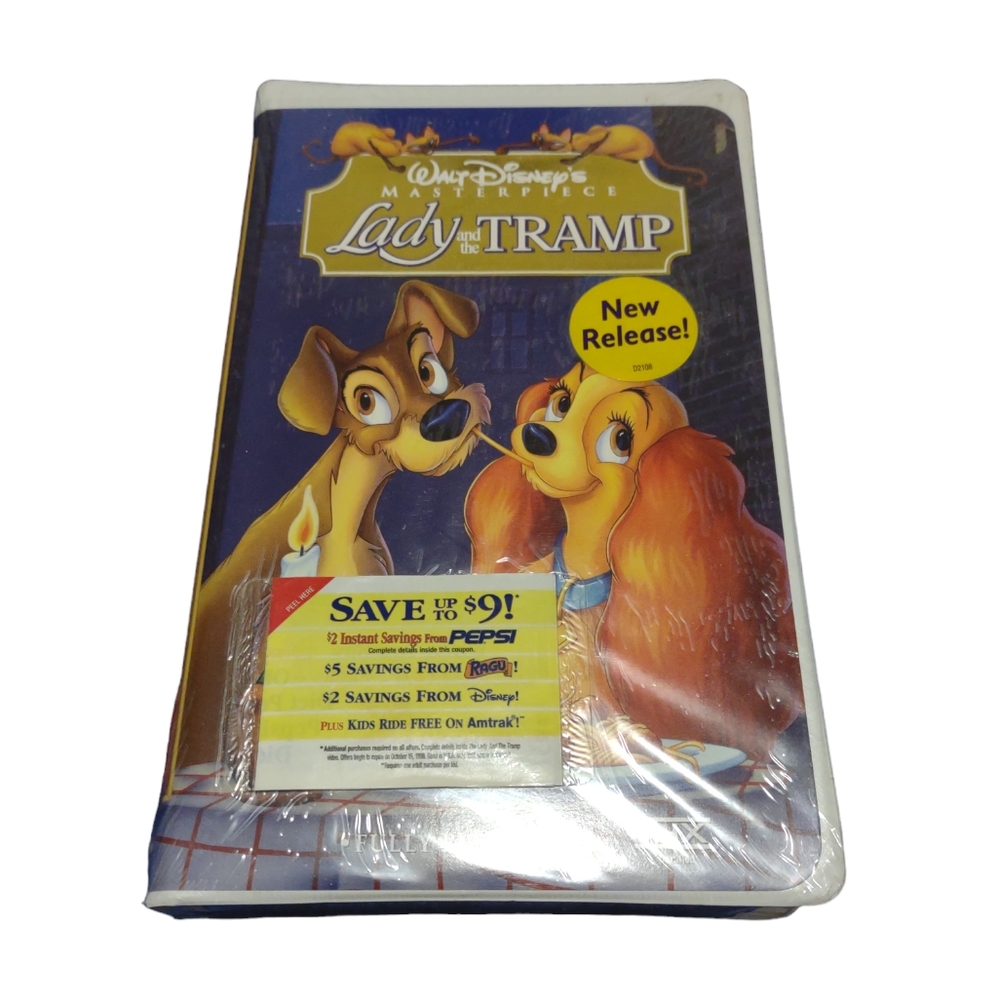 Walt Disney's Masterpiece Lady and the Tramp VHS